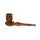 Purpfeife Holzpfeife geschnitzt 10 cm/Kopf Schraubbar mit Kickloch
