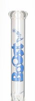 Boost Pro Glasbong 18,8er - Twisted Ice - Blaue Schrift - H 55 cm D 50 mm WS 5 mm - ICE