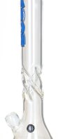 Boost Pro Glasbong 18,8er - Twisted Ice - Blaue Schrift - H 55 cm D 50 mm WS 5 mm - ICE