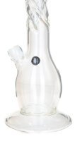Boost Pro Glasbong 18,8er - Twisted Ice - Blaue Schrift - H 55 cm D 50 mm WS 5 mm - ICE