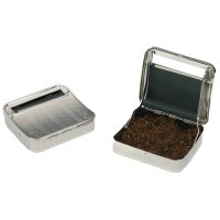 Champ High - Drehmaschine/Tabakbox mit Drehautomatik - 10,1x2,3 cm - für Zigaretten 78 mm - Silver ver