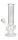 Plain Glasbong 14,5er - Bauch + Standfuß - H21 cm D 40 mm WS 3 mm