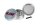 RAW Pollinatorgrinder D 56 mm - Silber mit rotem Logo