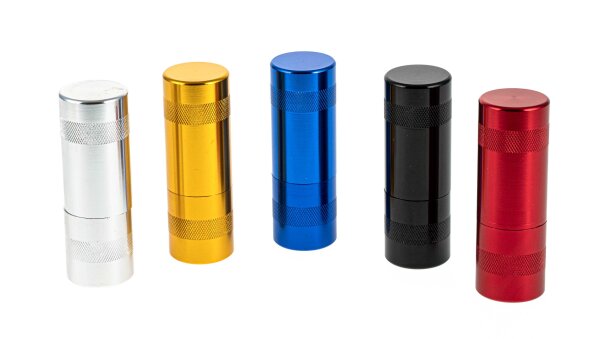 Lachgas Anti-Freeze Cracker - D 25 mm L 72 mm - Gold/Rot/Blau/Silber/Schwarz