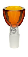 Heisenberg/Weedstar Glaskopf 18,8er - Diamond Bowl - Amber (Bernstein)