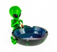 Figurenaschenbecher "Stoned Alien" 12x12x8,5 cm
