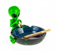 Figurenaschenbecher "Stoned Alien" 12x12x8,5 cm