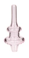 Carb Cap mit Durchzug/Loch "Dabber" D 28 mm - Pink