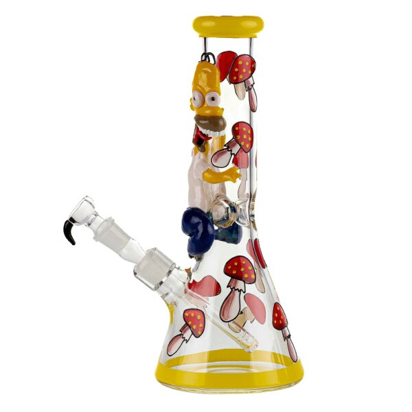 Amsterdam Glasbong 18,8er - Donut Lover (Homer Simpson) - mit Bauch H 31 cm - ICE