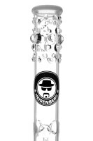Heisenberg Glasbong 18,8er - Puncher Illusion Double Perc - 2x 5-Arm Baumpercolator - H 60 cm D 50 mm