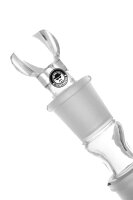 Heisenberg Glasbong 18,8er - Puncher Illusion Double Perc - 2x 5-Arm Baumpercolator - H 60 cm D 50 mm