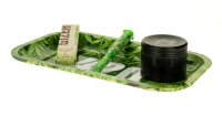 Rolling Tray 420 Hanfblätter - 27x16x1 cm - Small