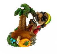 Rasta Aschenbecher "Palmeninsel" H 10,5 cm