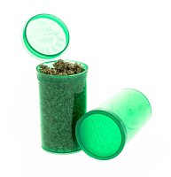 Kunststoffdose mit Pop Up Deckel - 70ml D 42 mm H 70 mm - Grün