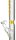 Boost Pro Glasbong 18,8 - Cane / Gelb H 45 cm D 50 mm WS 5 mm