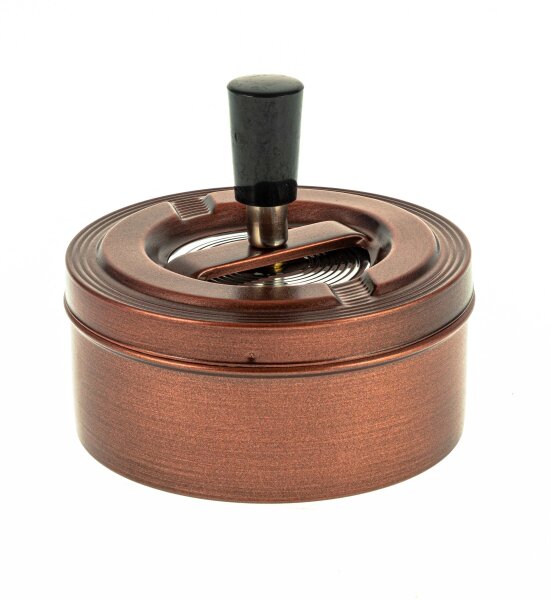 Angelo - Schleuderaschenbecher "Antique Brass" Kupferoptik - D 11 cm