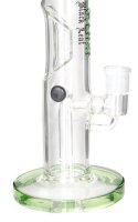 Black Leaf Glasbong 18,8erauf14,5er - In Weed We Trust Aufdruck - Zylinder - H 34,5 cm D 51 mm WS 5 mm