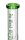 Black Leaf Glasbong 18,8erauf14,5er - In Weed We Trust Aufdruck - Zylinder - H 34,5 cm D 51 mm WS 5 mm