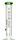 Black Leaf Glasbong 18,8erauf14,5er - In Weed We Trust Aufdruck - Zylinder - H 34,5 cm D 51 mm WS 5 mm