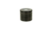 Pollinatorgrinder 4tlg. - Katze (oben&unten bedruckt) - D 50 mm - Schwarz