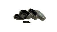 Pollinatorgrinder 4tlg. - Katze (oben&unten bedruckt) - D 50 mm - Schwarz