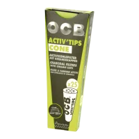 OCB Aktivkohlefilter - Konisch 6 mm auf 8 mm - 25 Stück
