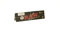 RAW Classic Black - unbleached - King Size - 32 Blättchen
