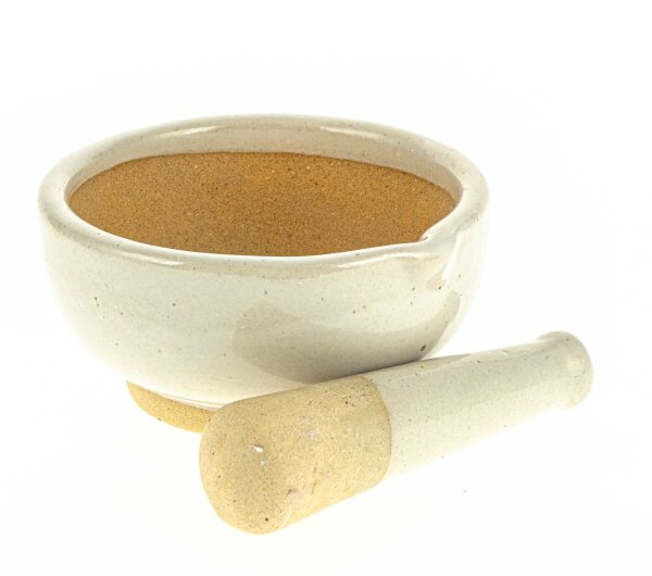 Keramik Mörser - groß - D 12 cm