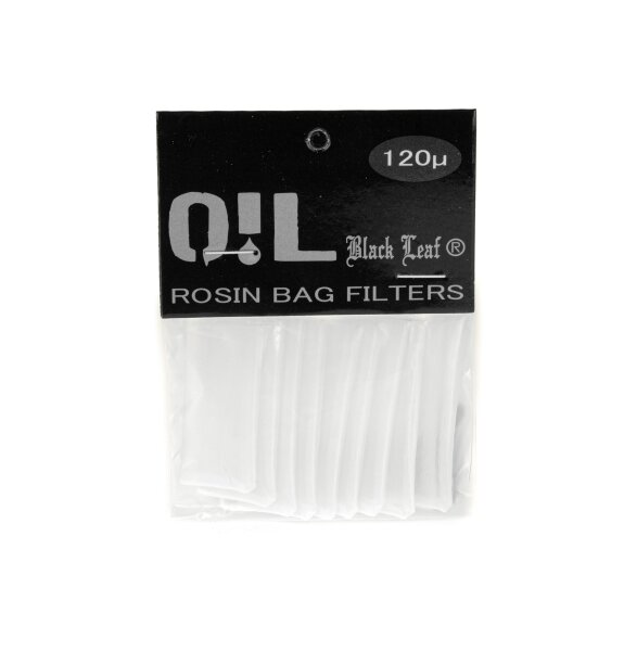 Oil Black Leaf Rosin Bag Filterbeutel 120µm S (50x20 mm) - 10er Pack
