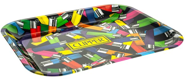 Fire Flow Rolling Tray "Clipper Chaos" 34x28 cm - Medium