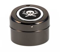 Angelo Aschenbecher "Totenkopf" D 90 mm - Metall / Anthrazit