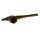Holzpurpfeife - mit Kickloch geschnitzt L 15 cm - Hellbraun
