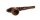 Holzpfeife/Purpfeife - geschnitzt L 10 cm - Braun