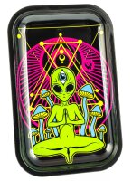 Fire Flow Rolling Tray - Trippy Alien - 27,5x17,5 cm - Small