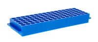 Display für Reaktionsgefäße 1,5-2ml - passend für 80 Kapseln - Blau