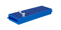 Display für Reaktionsgefäße 1,5-2ml - passend für 80 Kapseln - Blau