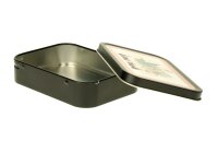 Metalldose - Homemade - 112x82x26 mm - Schwarz mit Aufkleber