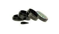 Pollinatorgrinder 4tlg. - Glücks Hasi - D 50 mm - Schwarz