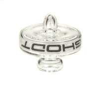 GHODT Carb Cap aus Glas mit Loch - Klar