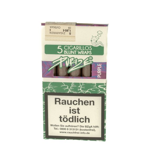 Purize - Cigarillos - Blunt Wraps - Purple (Beeren) - 5 Stück