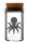 Glasbehälter mit Korken "Octopus" H 8,5 D 4,5 cm