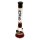 Grace Glass Glasbong 18,8er auf 14,5er - Beaker Classic Red - H 45 cm D 50 mm WS 7 mm - Rot/Schwarz - I