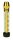 Glaspurpfeife Glasblunt - Twist - L 9 cm D 16 mm - Silber/Schwarz/Gold