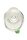Glaskopf "Oval" Black Leaf - NS 18,8 mm