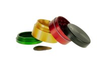 Black Leaf Pollinatorgrinder 4.tlg - D 49 mm H 45 mm - Rasta
