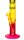 Rasta Glasbong > 14,5er H 34 cm D 35 mm gerade mit Löwen-Motiv