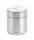 Pollinator Alugrinder "Dipse-Logo" 4 tlg. H 36 mm D 40 mm - Silber