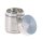 Pollinator Alugrinder "Dipse-Logo" 4 tlg. H 36 mm D 40 mm - Silber