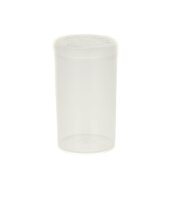 Kunststoffdose mit Pop Up Deckel - 80ml - Klar/Farblos
