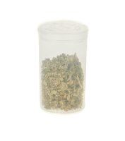 Kunststoffdose mit Pop Up Deckel - 80ml - Klar/Farblos